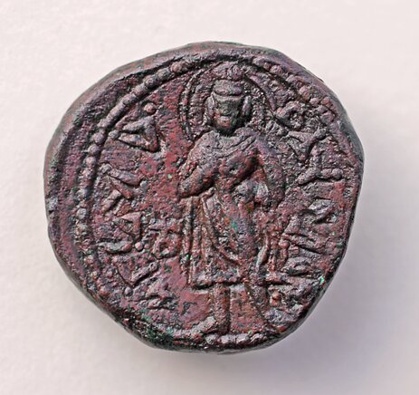 Buddha on kushan coins